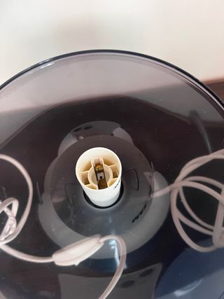 2 Lámparas de Mesa Negras