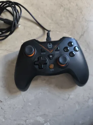 Mando Gaming Negro con Cable para PC, android, ps3