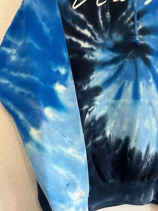 Sudadera Tie-Dye Azul y Negro Colortone USA Canadá
