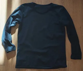 Camiseta térmica negra manga larga