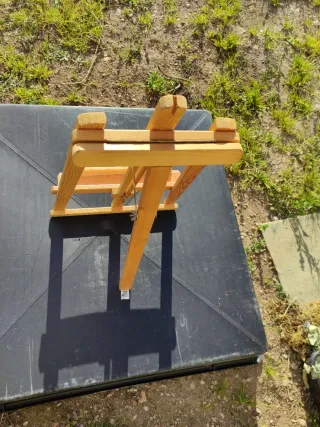 Caballete de madera de sobremesa