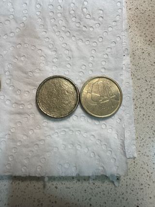 Moneda Cospel Virgen 5 Pesetas Pequeña