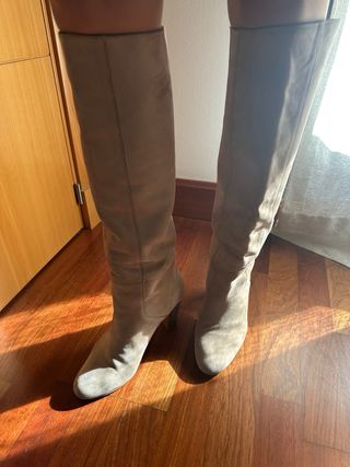 Botas de ante Zara talla 37