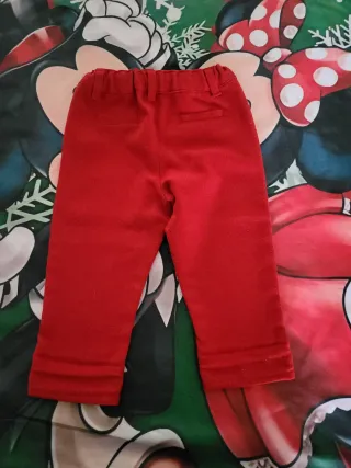 Pantalone bimbo rosso