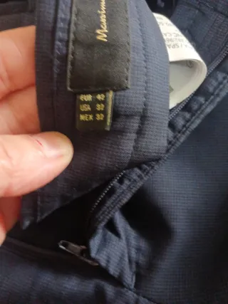 Traje Massimo Dutti Azul