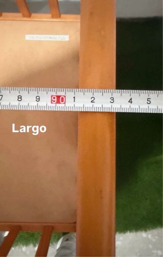 Minicuna mecedora de madera