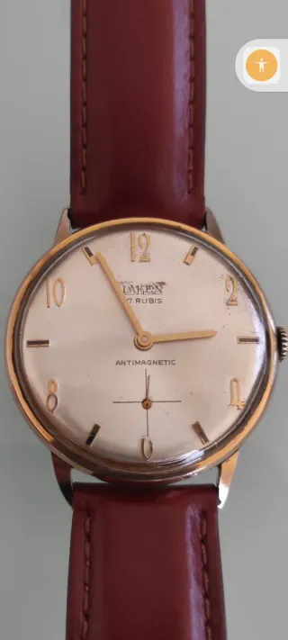 Reloj Laken Dorado y Marrón