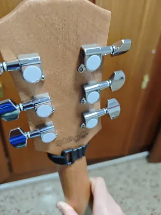 Guitarra Eléctrica Stagg sel hb90 para zurdos