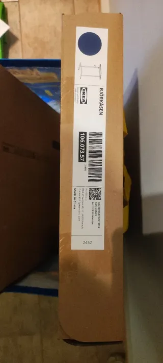 NUEVA.Mesa auxiliar plegable azul IKEA (Bjorkasen)