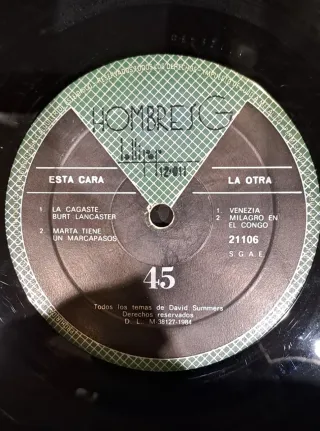 Vinilo Maxi Single Hombres G