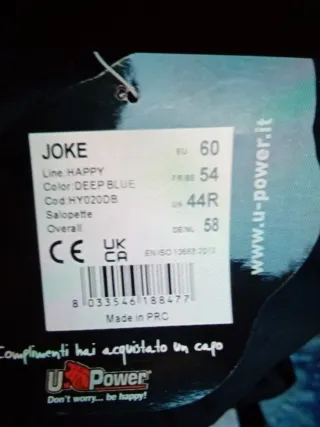 Salopette da lavoro U-Power Joke