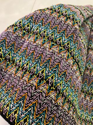 Gonna English Rose fantasia zig-zag