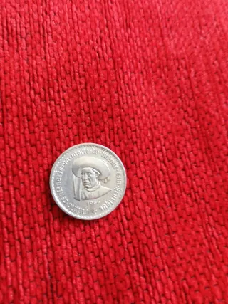 Portugal 5 Escudos 1960 Plata. Infante.Dom Henriqu
