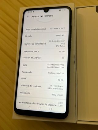 Huawei P30 lite 64GB doble sim 4GLTE