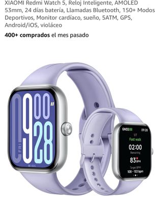 Xiaomi Redmi Watch 5 Plata/Violeta
