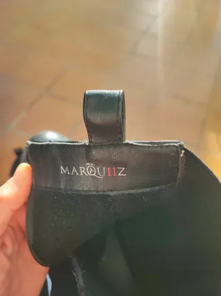 Botines negros plataforma