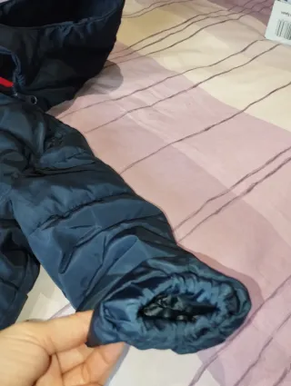 Chaqueta azul niño con capucha