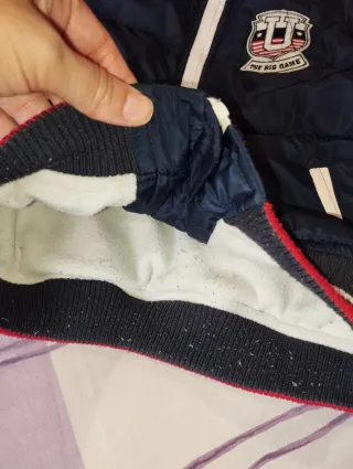 Chaqueta azul niño con capucha