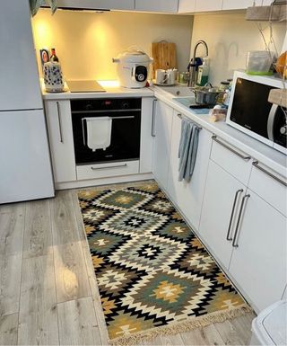 Tappeto Kilim in Cotone Etnico 80x150 cm