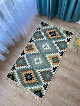 Tappeto Kilim in Cotone Etnico 80x150 cm