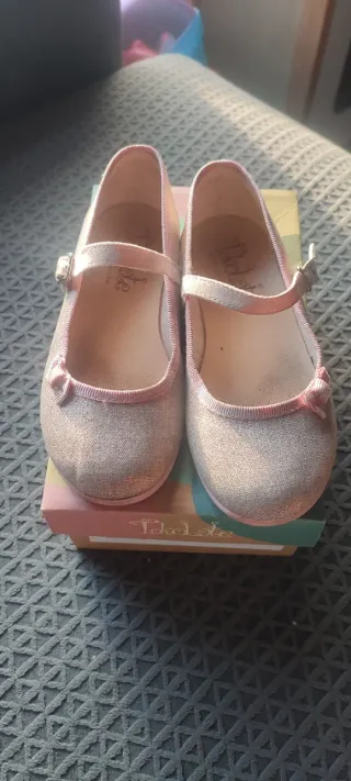 Manoletinas/bailarinas rosas flexibles