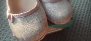 Manoletinas/bailarinas rosas flexibles