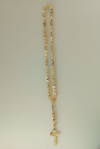 Rosario grande de piedra natural de Onix