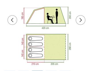 Tienda de campaña Coleman Coastline Deluxe