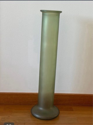 Planta mas jarrón verde para decoración