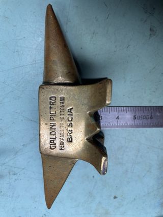 Incudine Orologeria Bronzo Gialdini Pietro