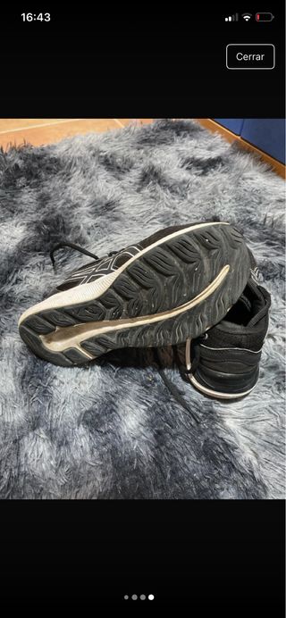 Zapatillas Asics Negras Talla 37