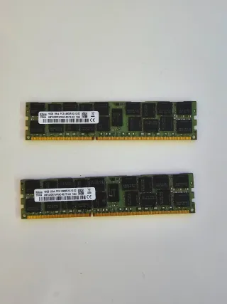 Kllisre 32GB(2x16gb) DDR3 PC3-14900R ECC REG