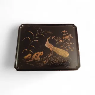 Tavolino Napoleone III con decori