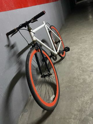 Bicicleta Fixtyle Blanca para arreglo