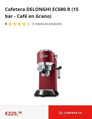 Cafetera DeLonghi EC680.R - 15 bar