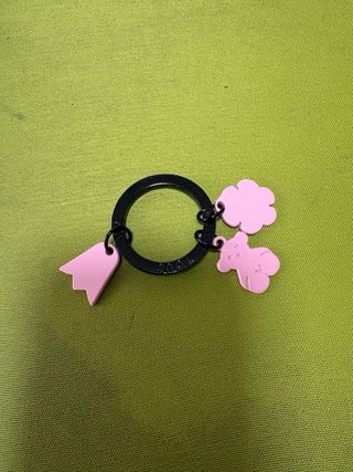 Llavero Tous Oso, Flor y Tulipa Rosa