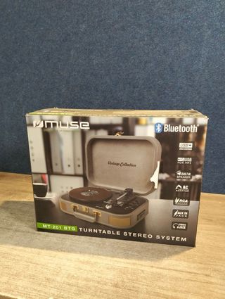 Muse MT-112W Micro Sistema CD/Giradiscos Bluetooth