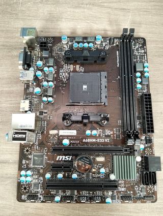 Placa Base MSI A68HM-E33 V2 Micro-ATX FM2+ DDR3