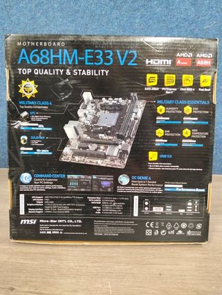 Placa Base MSI A68HM-E33 V2 Micro-ATX FM2+ DDR3