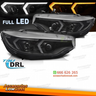 FAROS LED NEGROS DRL compatibles con BMW F32 / F3