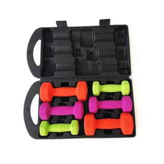 Juego de 6 mancuernas 10 kg Keboo Serie 500