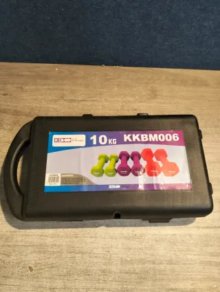 Juego de 6 mancuernas 10 kg Keboo Serie 500