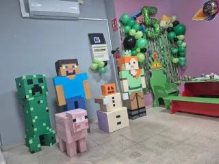 Decoración Minecraft para Fiestas
