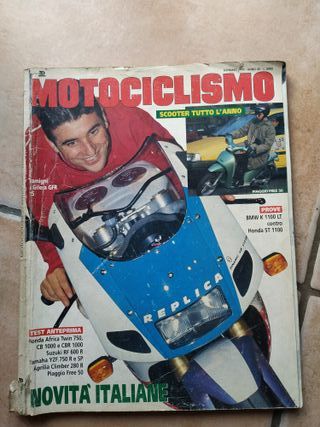 MOTOCICLISMO n°1 1993 Honda Africa Twin 750 CB