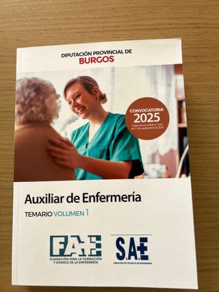 Temario Auxiliar de Enfermería Convocatoria 2025