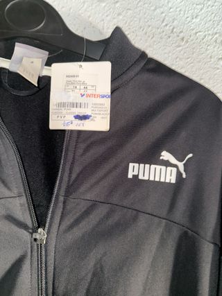 Chaqueta Puma Negra Talla M Nueva sin estrenar