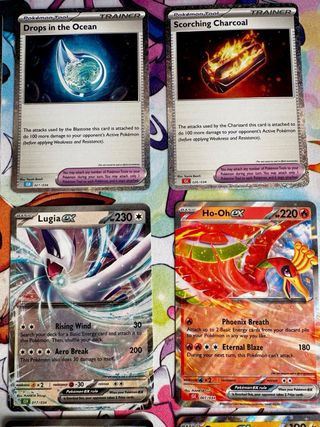 Lote Cartas Pokémon EX