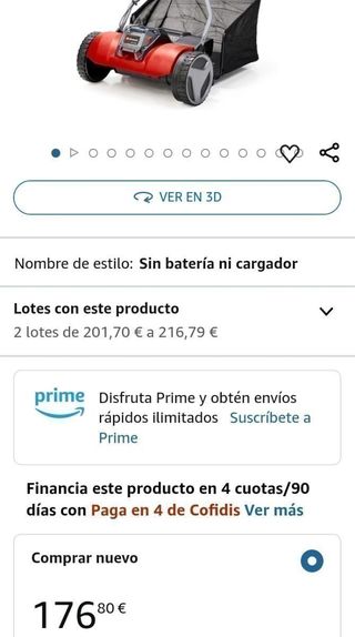 Einhell Cortacésped a batería