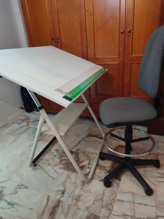 Mesa de dibujo técnico arquitectuea plegable