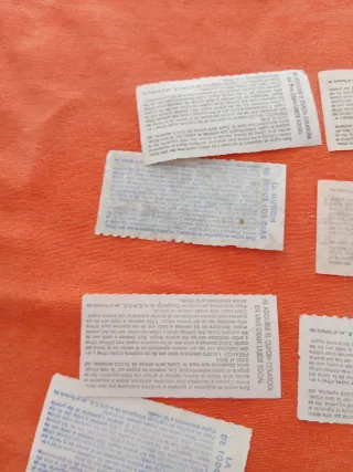 Lotería ONCE antigua - Varios años